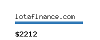 iotafinance.com Website value calculator