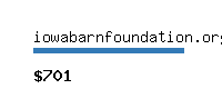 iowabarnfoundation.org Website value calculator