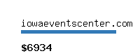 iowaeventscenter.com Website value calculator