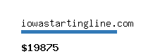 iowastartingline.com Website value calculator