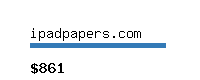 ipadpapers.com Website value calculator