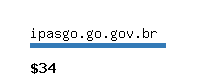 ipasgo.go.gov.br Website value calculator