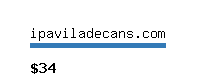 ipaviladecans.com Website value calculator