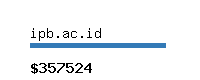 ipb.ac.id Website value calculator