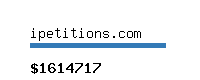 ipetitions.com Website value calculator