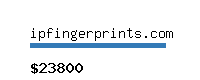 ipfingerprints.com Website value calculator