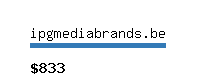 ipgmediabrands.be Website value calculator