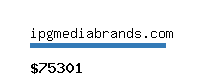 ipgmediabrands.com Website value calculator