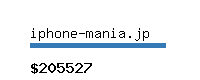 iphone-mania.jp Website value calculator