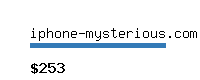 iphone-mysterious.com Website value calculator