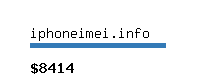 iphoneimei.info Website value calculator