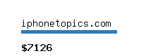 iphonetopics.com Website value calculator