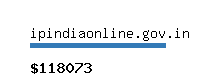 ipindiaonline.gov.in Website value calculator