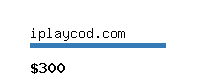iplaycod.com Website value calculator