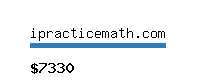 ipracticemath.com Website value calculator