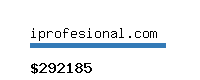 iprofesional.com Website value calculator