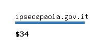 ipseoapaola.gov.it Website value calculator