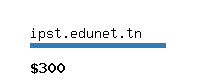 ipst.edunet.tn Website value calculator