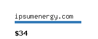 ipsumenergy.com Website value calculator