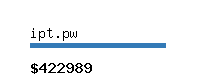 ipt.pw Website value calculator