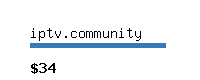 iptv.community Website value calculator