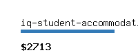 iq-student-accommodation.com Website value calculator