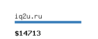 iq2u.ru Website value calculator