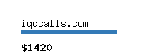 iqdcalls.com Website value calculator