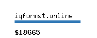 iqformat.online Website value calculator