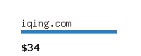 iqing.com Website value calculator