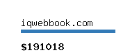 iqwebbook.com Website value calculator