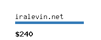 iralevin.net Website value calculator