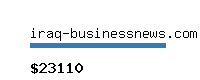 iraq-businessnews.com Website value calculator