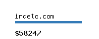 irdeto.com Website value calculator