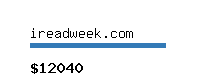 ireadweek.com Website value calculator