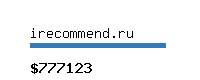 irecommend.ru Website value calculator