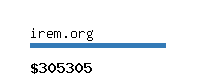 irem.org Website value calculator