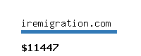 iremigration.com Website value calculator