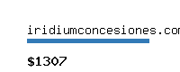 iridiumconcesiones.com Website value calculator