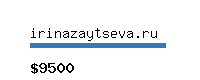 irinazaytseva.ru Website value calculator