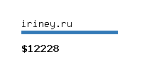 iriney.ru Website value calculator