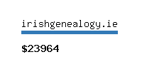 irishgenealogy.ie Website value calculator