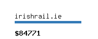 irishrail.ie Website value calculator