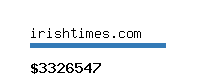 irishtimes.com Website value calculator