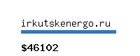 irkutskenergo.ru Website value calculator