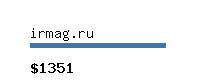 irmag.ru Website value calculator