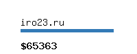 iro23.ru Website value calculator