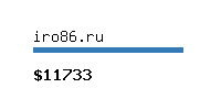 iro86.ru Website value calculator