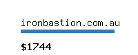 ironbastion.com.au Website value calculator