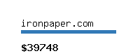 ironpaper.com Website value calculator